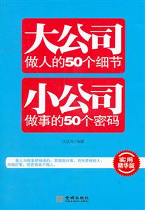 大公司做人的50个细节 小公司做事的50个密码