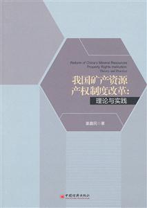 我国矿产资源产权制度改革-理论与实践