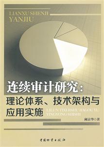 连续审计研究-理论体系.技术架构与应用实施