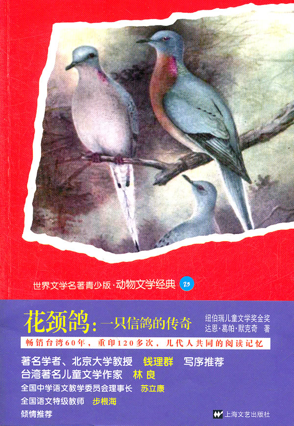花颈鸽:一只信鸽的传奇-世界文学名著青少版.动物文学经典-23