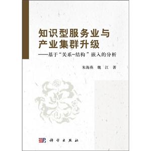 知识型服务业与产业集群升级-基于关系-结构嵌入的分析