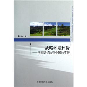 战略环境评价-从国际经验到中国的实践