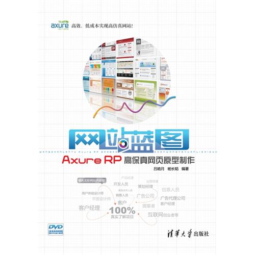 网站蓝图AxureRP高保真网页原型制作-(DVD)