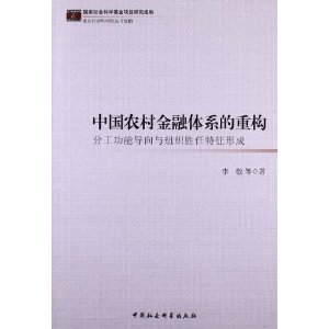 中国农村金融体系的重构-分工功能导向与组织胜任特征形成