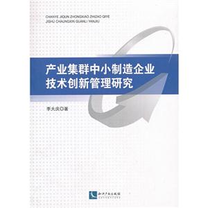 产业集群中小制造企业技术创新管理研究