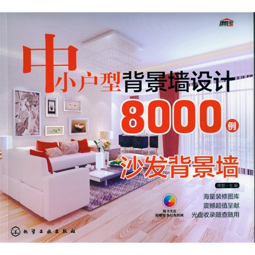 沙发背景墙-中小户型背景墙设计8000例-(含1CD)