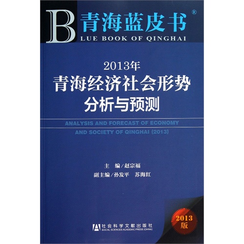 2013年-青海经济社会形势分析与预测-青海蓝皮书-2013版