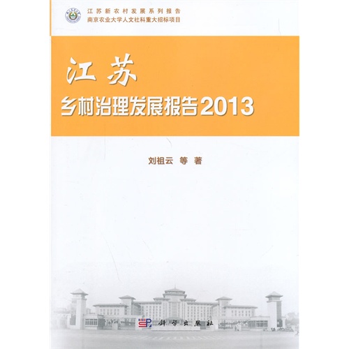 2013-江苏乡村治理发展报告