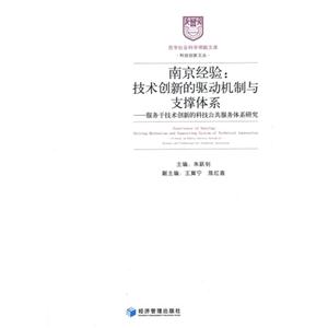 南京经验:技术创新的驱动机制与支撑体系-服务于技术创新的科技公共服务体系研究