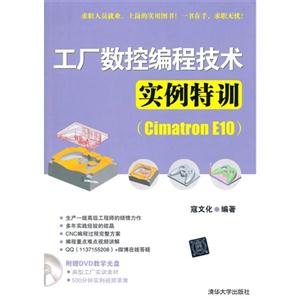 工厂数控编程技术实例特训(Cimatron E10)-附DVD1张