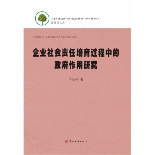 企业社会责任培育过程中的政府作用研究