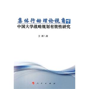 集体行动理论视角下中国大学战略规划有效性研究