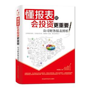 懂报表比会投资更理要-公司财务报表辨析