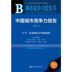 中国城市竞争力报告:No.13:巨手:托起城市中国新版图