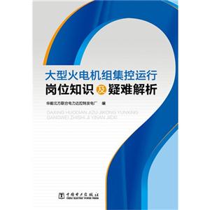 大型火电厂组集控运行岗位知识及疑难解析