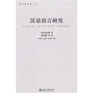 汉语语言研究-(配有光盘)