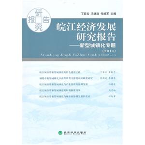 014-皖江经济发展研究报告-新型城镇化专题"