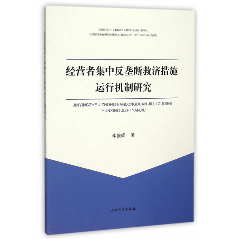 经营者集中反垄断救济措施运行机制研究