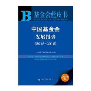 015-2016-中国基金会发展报告-2016版"