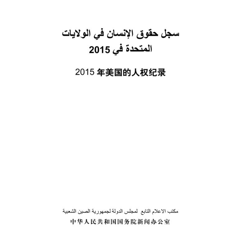 2015年美国的人权纪录