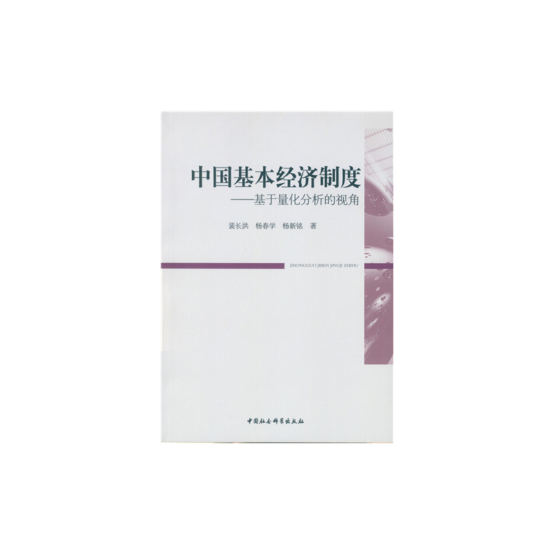 中国基本经济制度-基于量化分析的视角