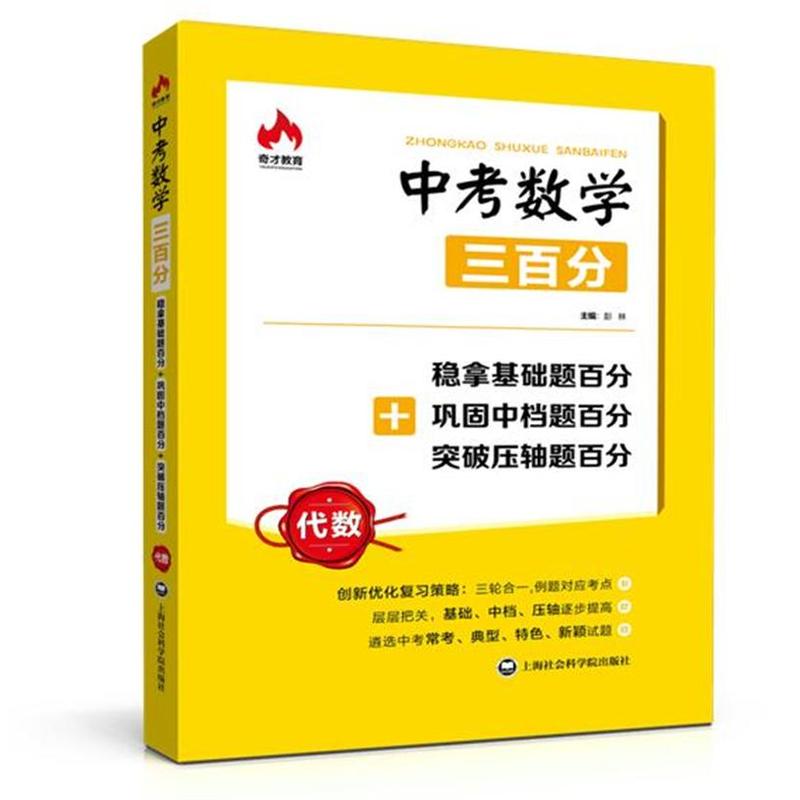 代数-中考数学三百分-稳拿基础百分+巩固中档题百分+突破压轴题百分
