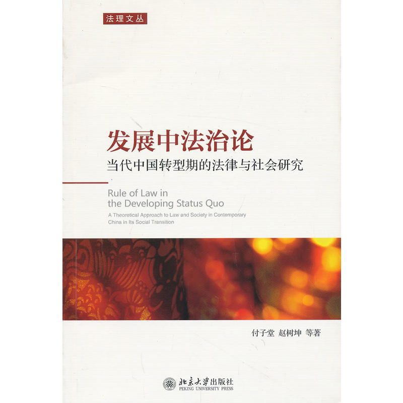 发展中法治论-当代中国转型期的法律与社会研究