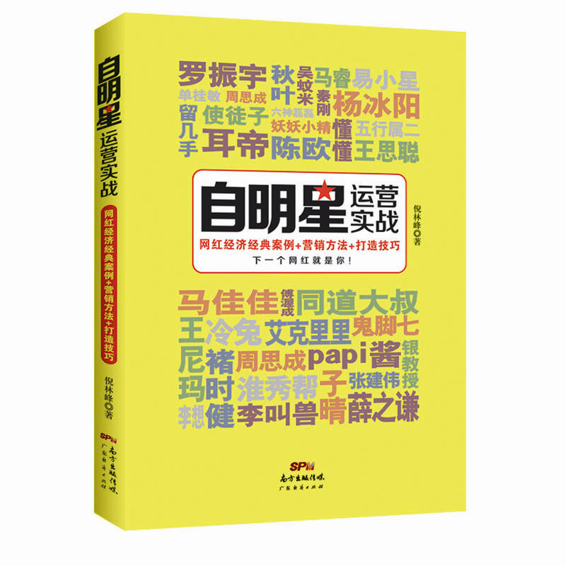 自明星运营实战-网红经济经典案例+营销方法+打造技巧