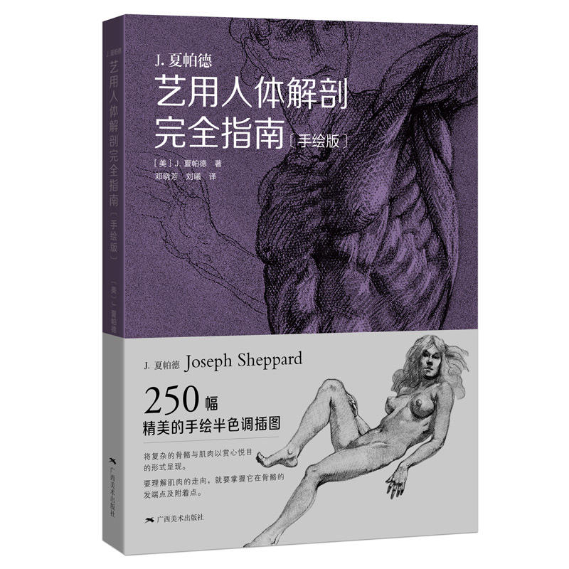 艺用人体解剖完全指南-手绘版