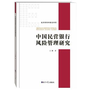 中国民营银行风险管理研究