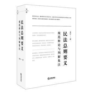 民法总则要义规范释论与判解集注