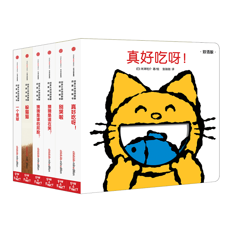 创意大师洞洞翻翻启蒙纸板书-全6册