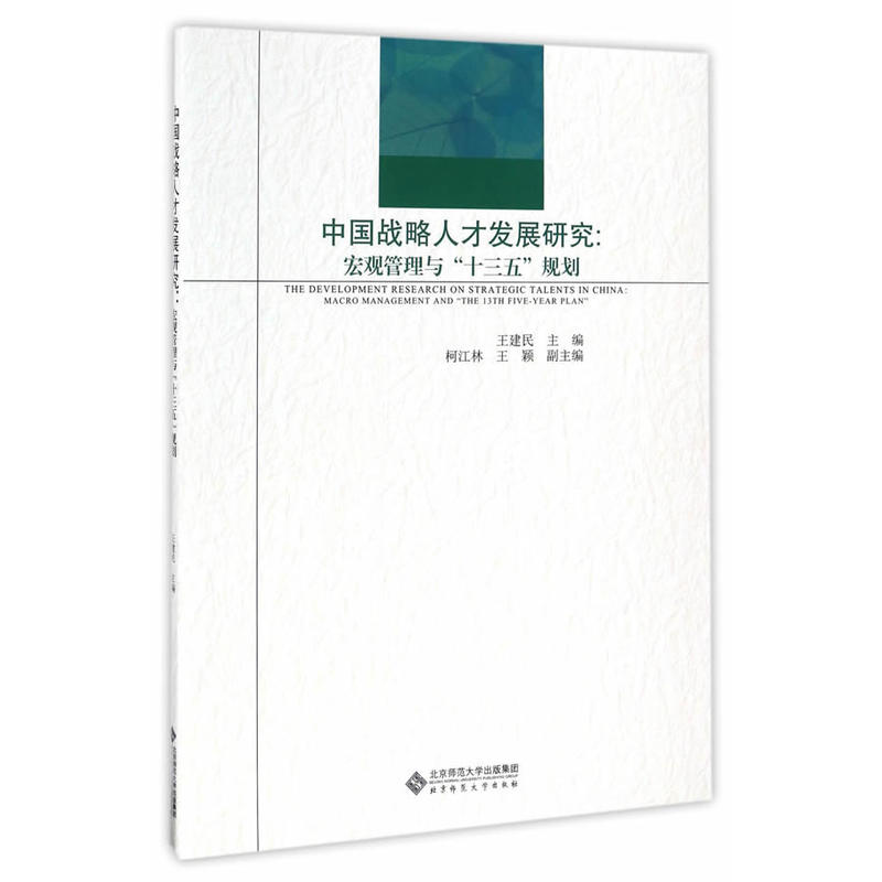 中国战略人才发展研究-宏观管理十三五规划