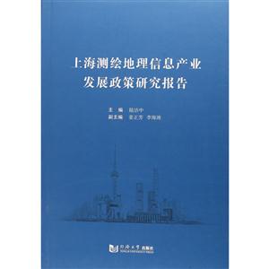 上海测绘地理信息产业发展政策研究报告