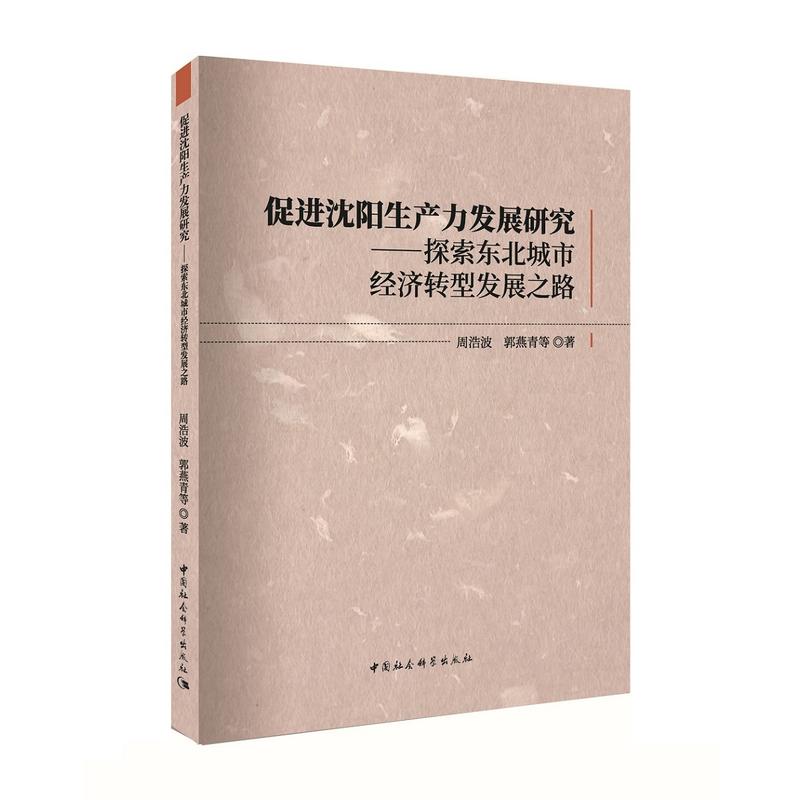 促进沈阳生产力发展研究-探索东北城市经济转型发展之路