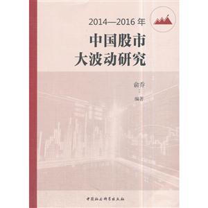 014-2016年-中国股市大波动研究"