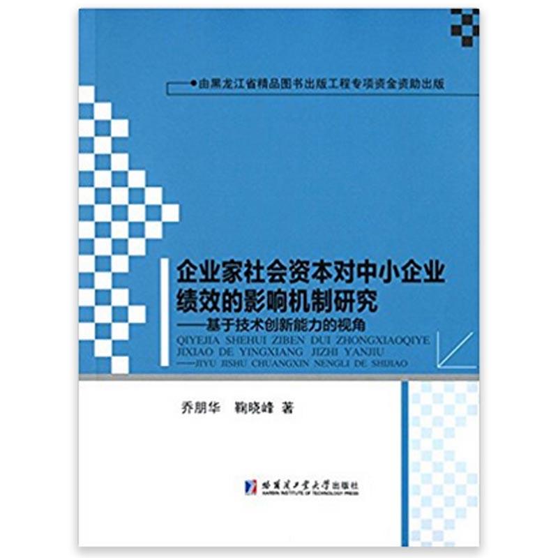 企业家社会资本对中小企业绩效的影响机制研究:基于技术创新能力的视角