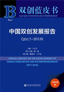 社会科学文献出版社双创蓝皮书中国双创发展报告(2017-2018)