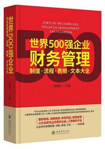 世界500强企业财务管理制度:流程:表格:文本大全