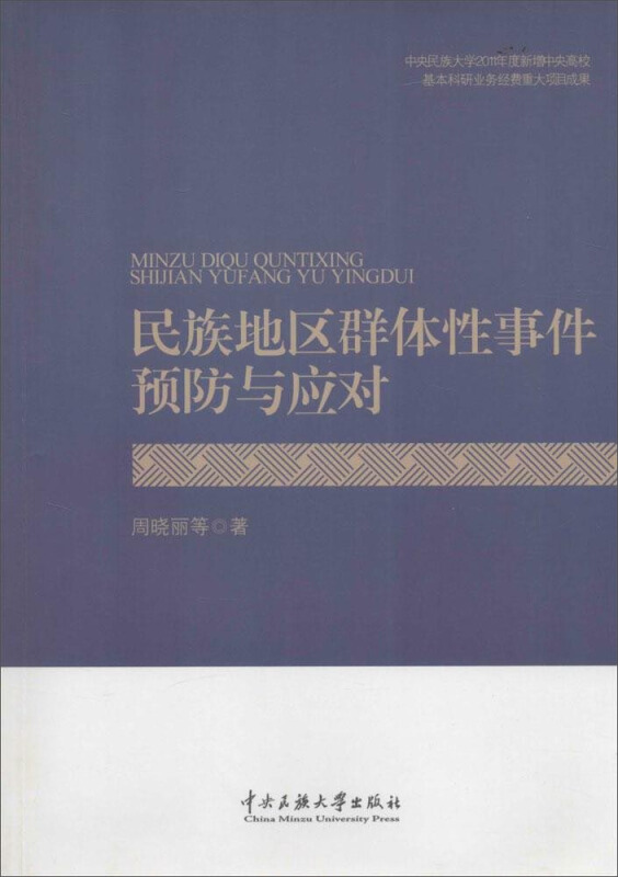 民族地区群体性事件预防与应对