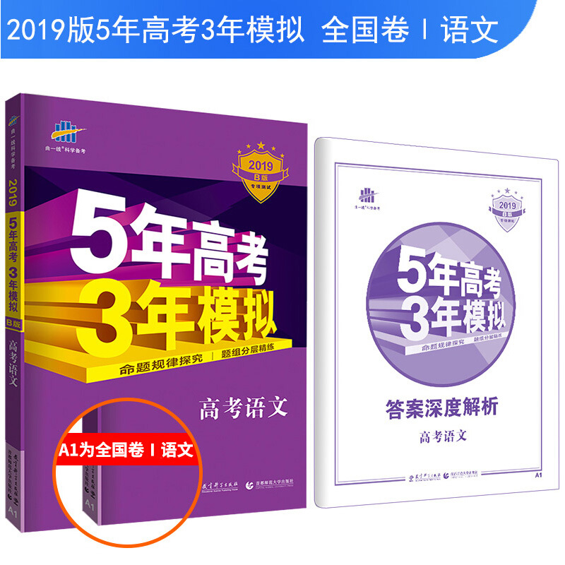 5年高考3年模拟(2019)语文(非四川地区使用)/5年高考3年模拟(B版)(课标版)