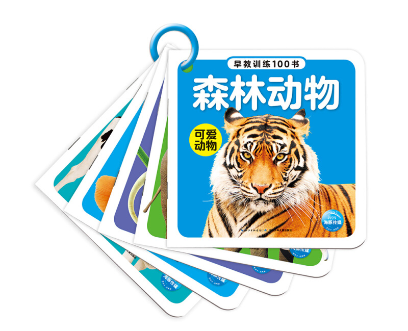 早教训练100书可爱动物/早教训练100书