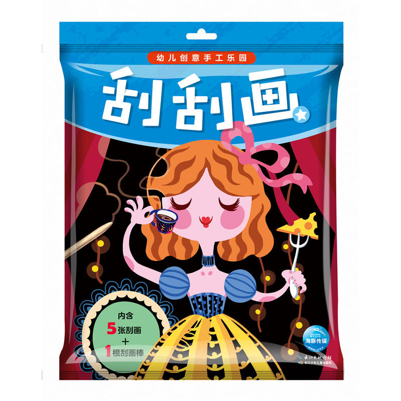 幼儿创意手工乐园刮刮画/幼儿创意手工乐园竹棒1根140mm