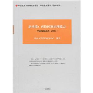 中国道路丛书新动能:再造国家治理能力/中国道路丛书