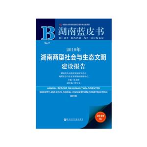 湖南蓝皮书2019年湖南两型社会与生态文明建设报告