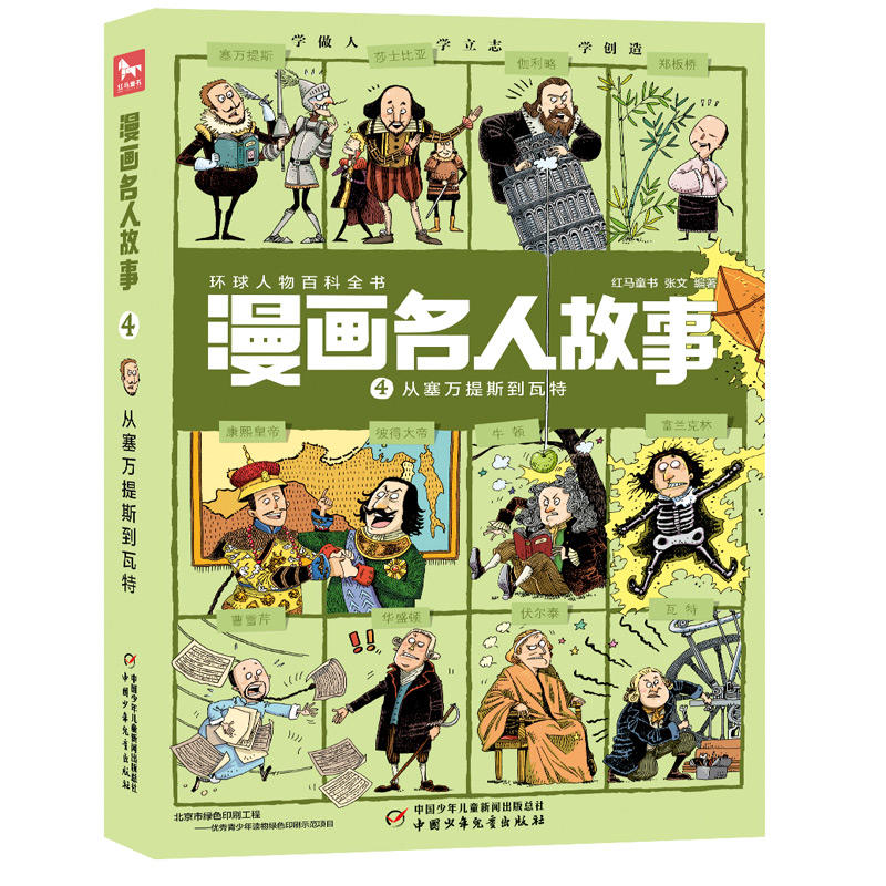 从塞万提斯到瓦特-漫画名人故事-4