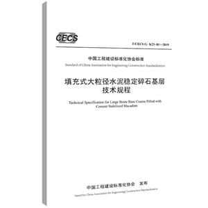 填充式大粒径水泥稳定碎石基层技术规程(T/CECS G:K23-01-2019)