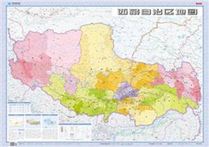 (2019版)1:200万西藏自治区地图(套封)全开(1.08×0.76M)