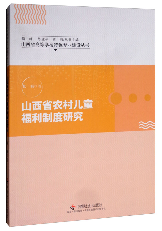 山西省农村儿童福利制度研究