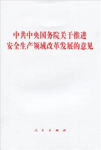 中共中央國(guó)家院關(guān)于推進(jìn)安全生產(chǎn)領(lǐng)域改革發(fā)展的意見(jiàn)